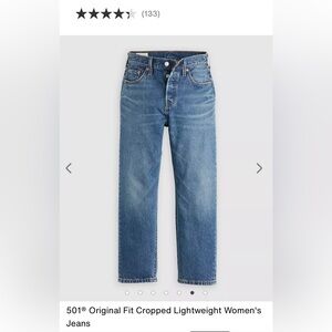 Levi’s 501 Crop Jean